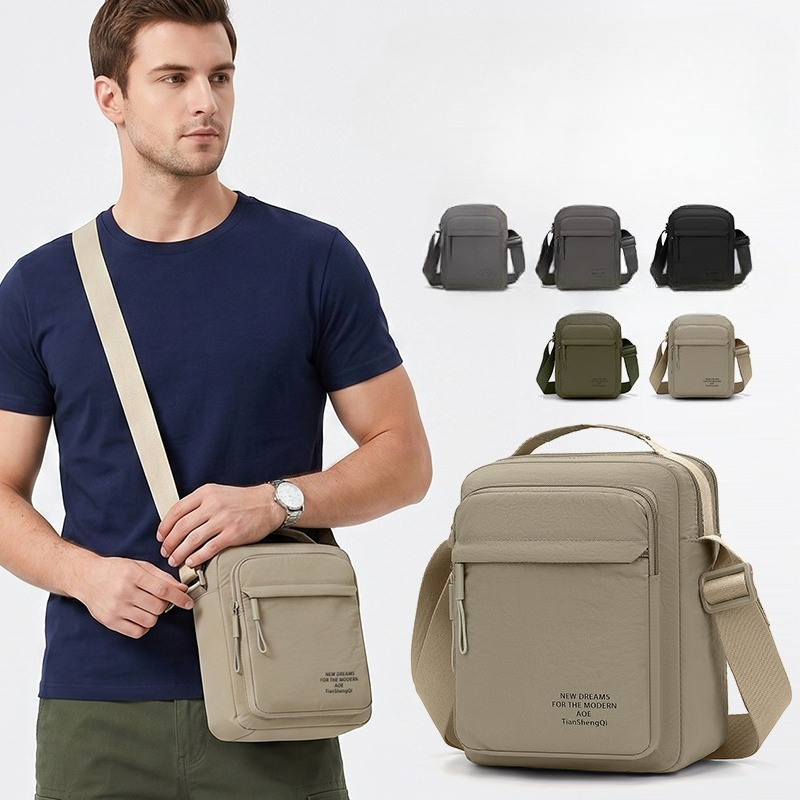 Sling Backpack Shoulder - Erkek Naylon Çapraz Askılı Sırt Çantası