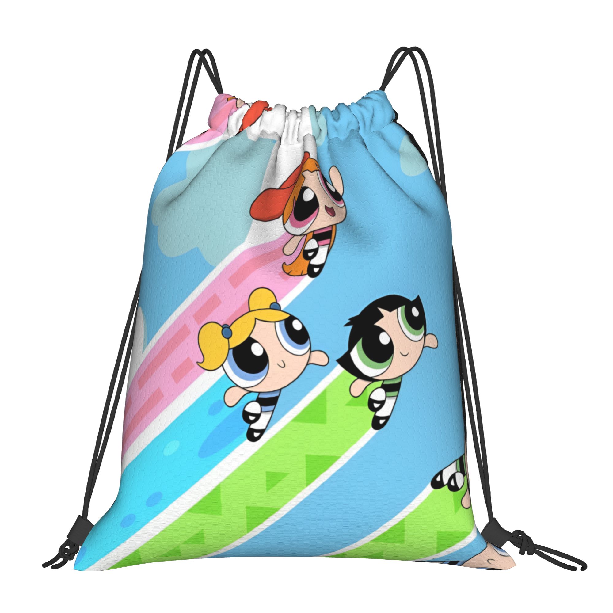 Drawstring Gym Bag - Özel Poweres Anime Puffes İpli Sırt