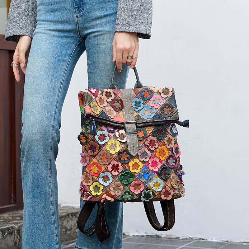 Vintage Kadın Hakiki Deri Sırt - Fashion Backpack Women incelemesi ve fiyatı