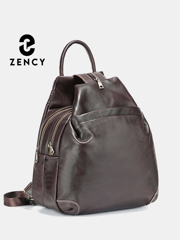 Zency Hakiki Deri kadın Tasarı - Travel Backpack Anti Theft incelemesi ve fiyatı
