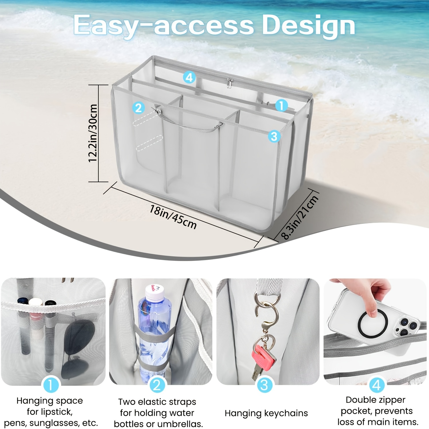 Hafif Örgü Çanta Organizatör O - Backpack Insert Organizer incelemesi ve fiyatı