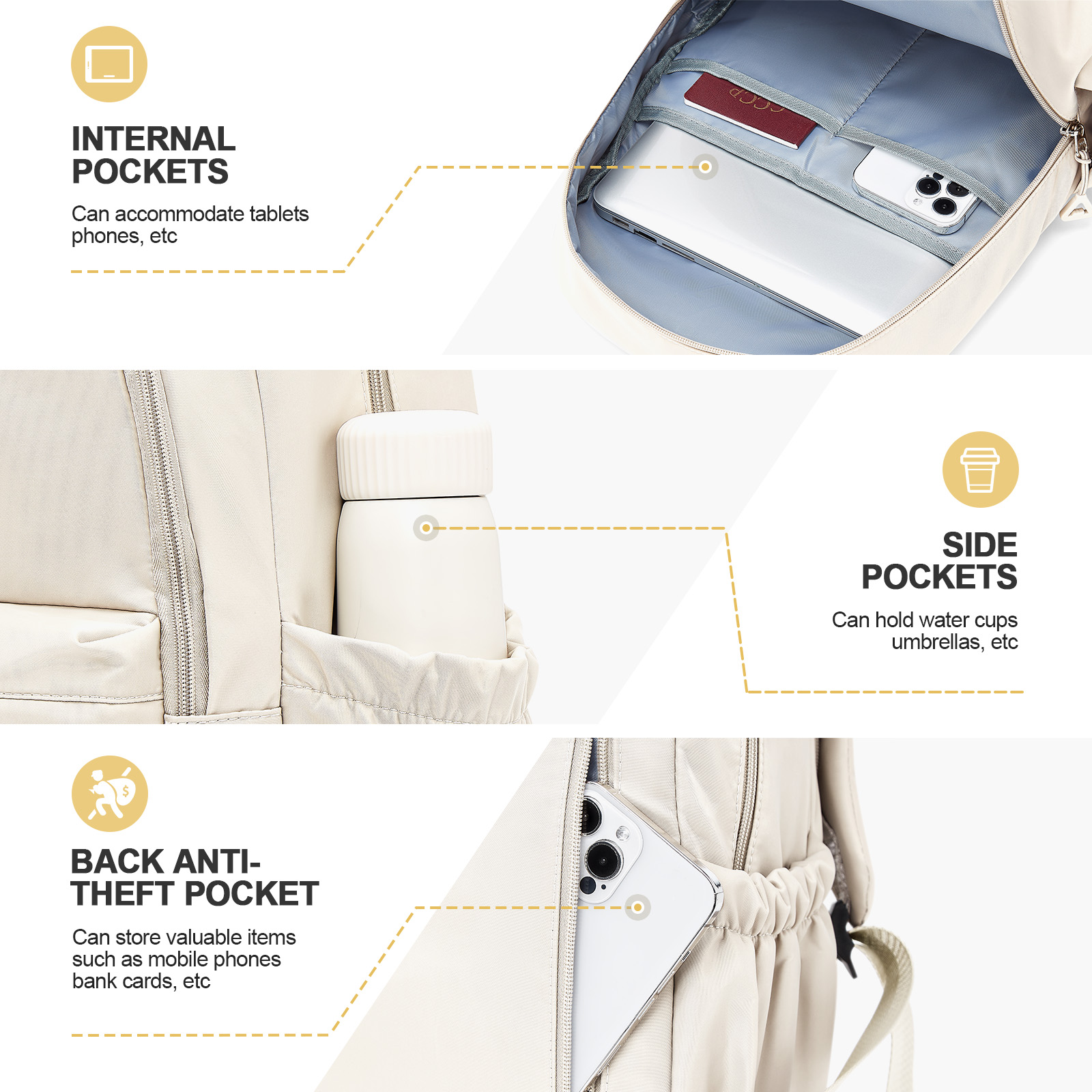 Laptop okul çantası, su geçirm - Fashion Backpack Women incelemesi ve fiyatı