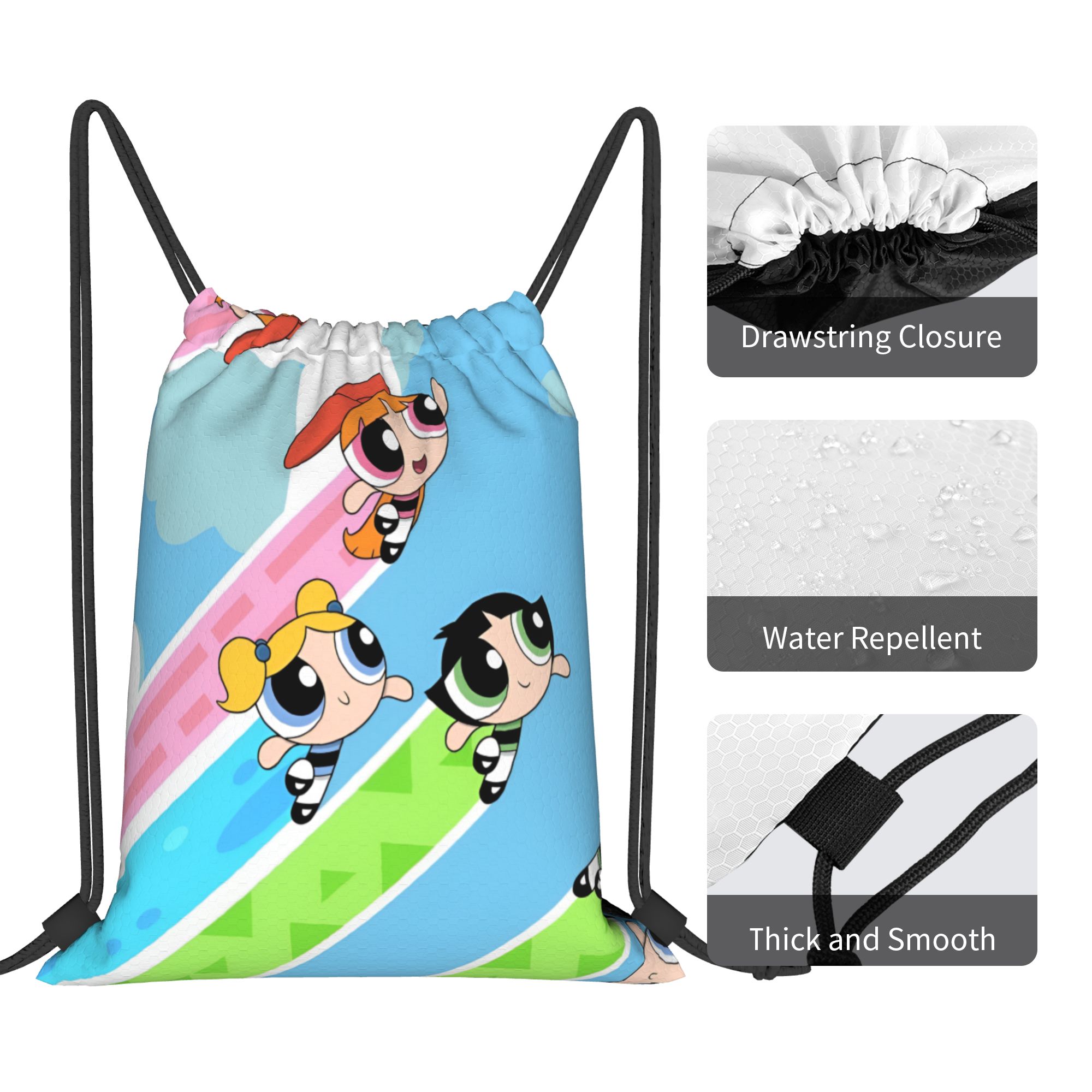 Özel Poweres Anime Puffes İpli - Drawstring Gym Bag incelemesi ve fiyatı